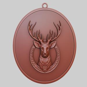 Deer Animal Pendant Deer Animal Necklace for CNC Router Laser & 3D Printer