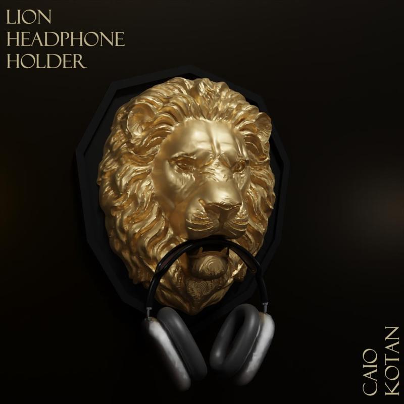🦁LION WALL MOUNTED HEADPHONE HOLDER