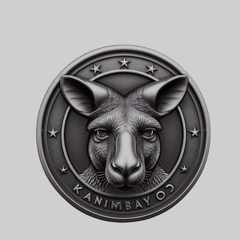 Kangaroo Animal Head Kangaroo Animal Medallion for CNC Router Laser & 3D Printer