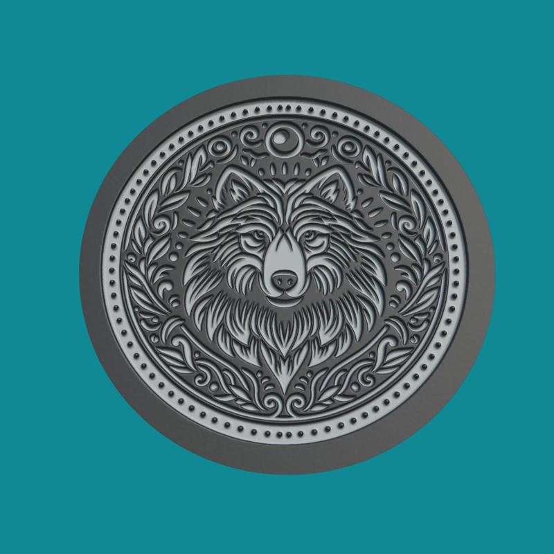 Wolf Print Model
