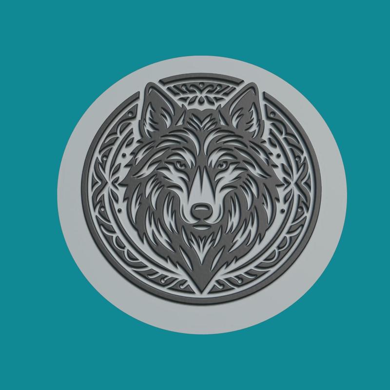Wolf Print Model