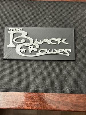The Black Crows 80's Band Sign