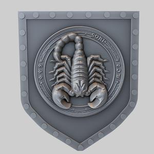 Scorpion Animal Wall Scorpion Animal Bust for CNC Router Laser & 3D Printer