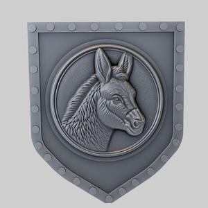 Donkey Animal Wall Donkey Animal Bust for CNC Router Laser & 3D Printer