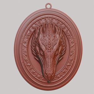 Komodo Dragon Animal Necklace Komodo Dragon Animal Pendant for CNC Router Laser & 3D Printer