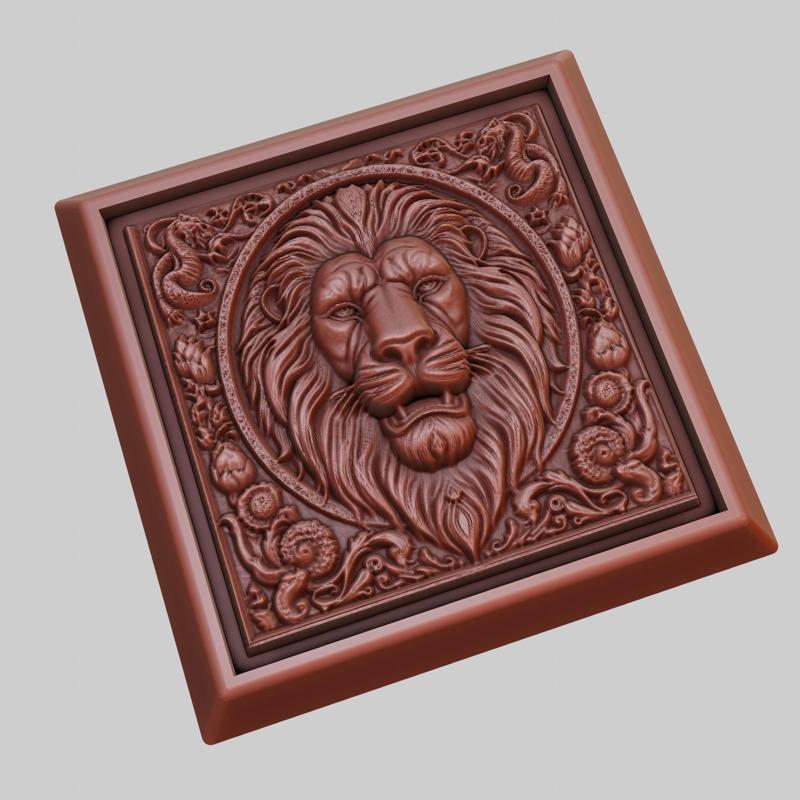 lion Animal 3D Model for CNC Router Laser & 3D Printer
