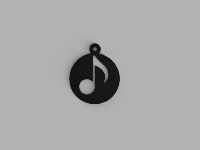 Pending musical note