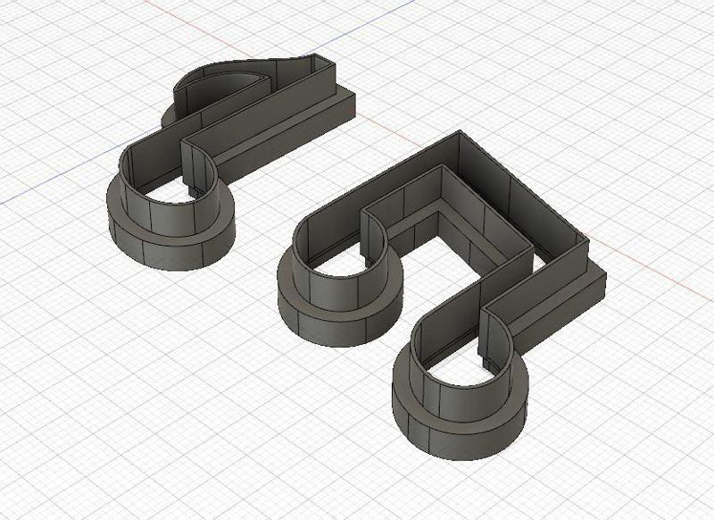 Mini Musical Notes Fondant Cutter