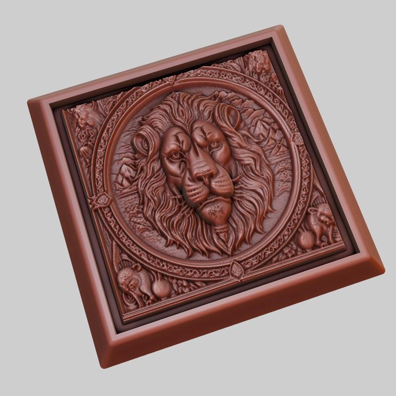 lion Animal 3D Model for CNC Router Laser & 3D Printer