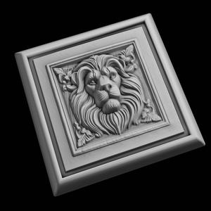 Lion Animal 3D Model for CNC Router Laser & 3D Printer