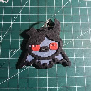 Azazel from Binding of isaac keychain (color swap)