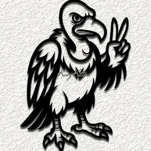 peace vulture bird wall art home decor