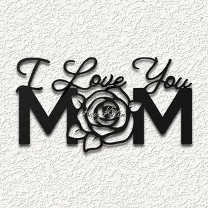 i love you mom WALL ART HOME DECOR