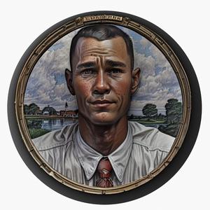Forrest Gump (Forrest Gump) medallion pendant