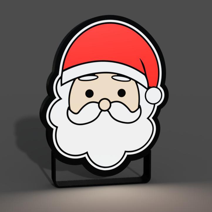 Santa face Lightbox LED Lamp
