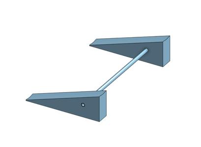 Improvised wheelchair ramp