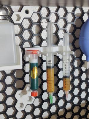 HSW syringe - flux holder