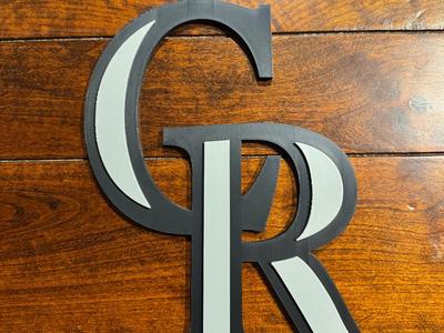 Colorado Rockies Oversized Necklace Logo