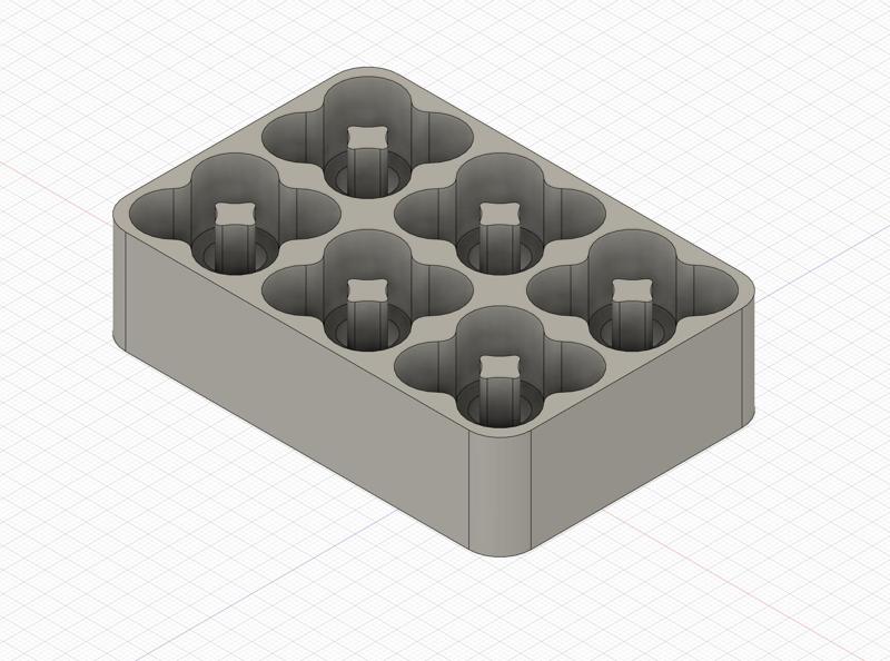 AA & AAA Battery Holder - Hybrid