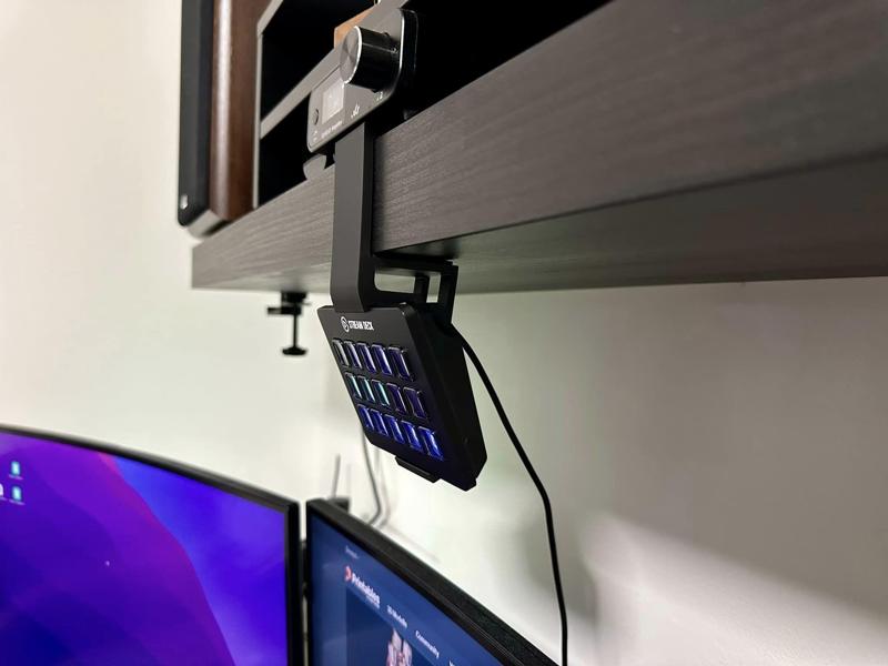 Elgato StreamDeck Mk2 IKEA shelf mount