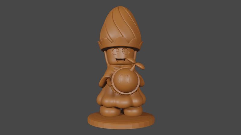 Mario Wonder inspired, Poplin , Tabletop DnD miniature