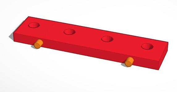 Suporte pincéis para pegboard