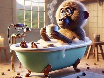 Baboon Cappuccino