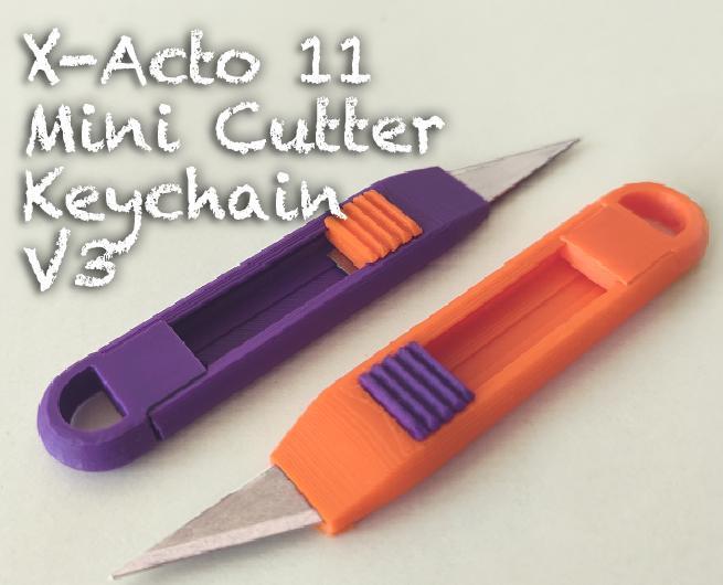 Xacto Mini cutter Keychain V3