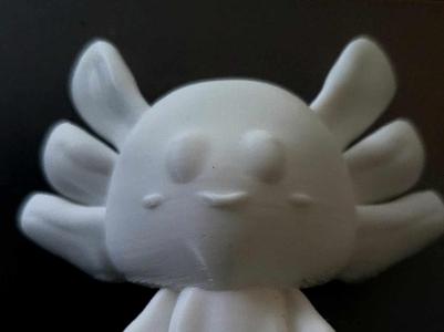 kawaii style axolotl 