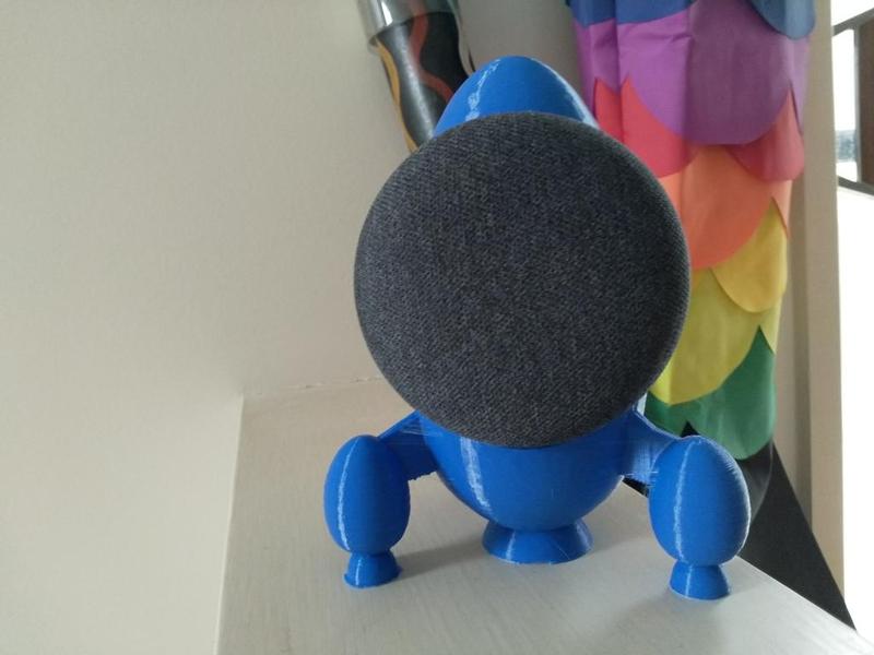 Mars Rocket Google Mini holder