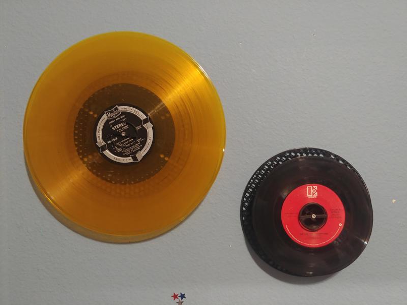 Record wall display Mount using prusament spools
