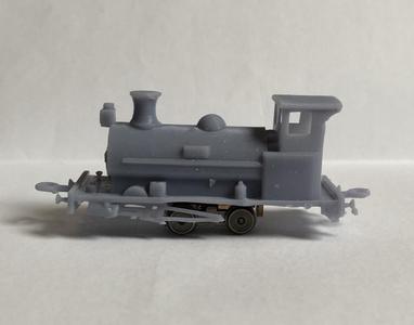 Narrow gauge passenger train "AJAX" (NN3 to run on Z gauge within N gauge layout)