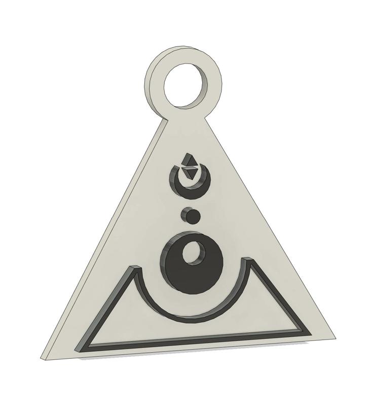 Witchcraft Sigil Pendant (parametric)