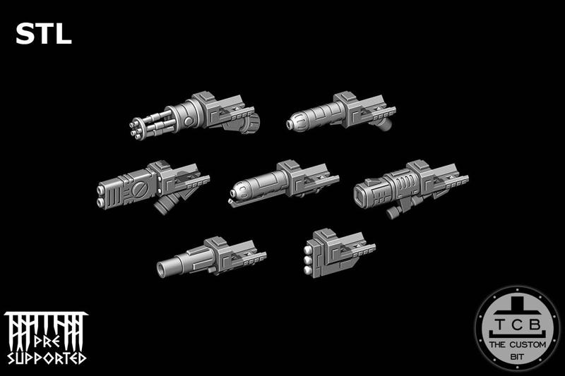 BATTLESUIT RANGED WEAPONS