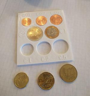 Euro Coin Holder