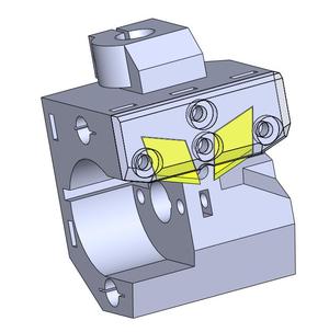 Dual blade for MMU2S.  Cut to both sides at all stops.