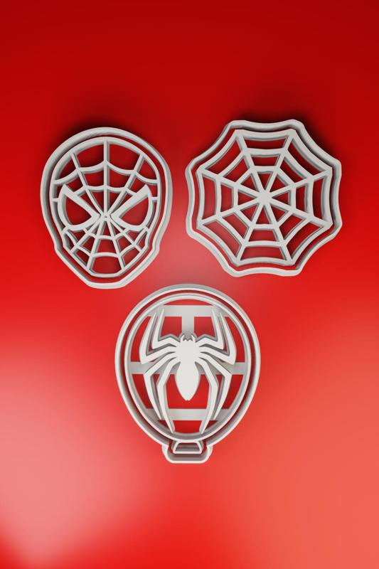 3 SPIDERMAN CUTTERS