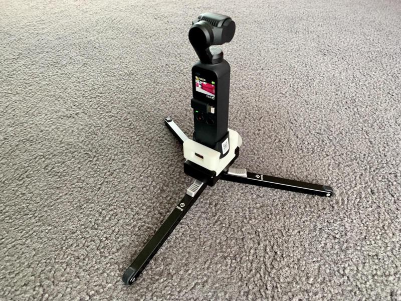Tripod mount for DJI Osmo Pocket Wireless adapter