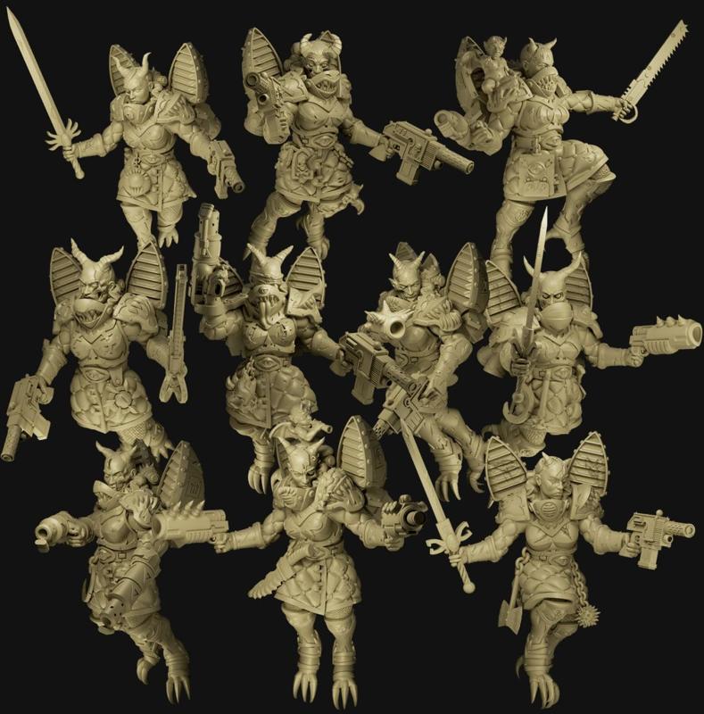 Adepts of Asmodeus Valkyries