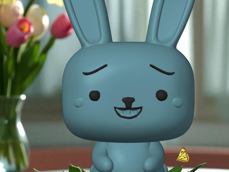 Cute Bunny Desk Buddy