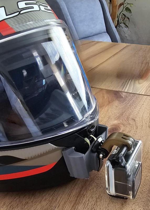 LS2 STREAM2 HELMETS GOPRO CHİNMOUNT