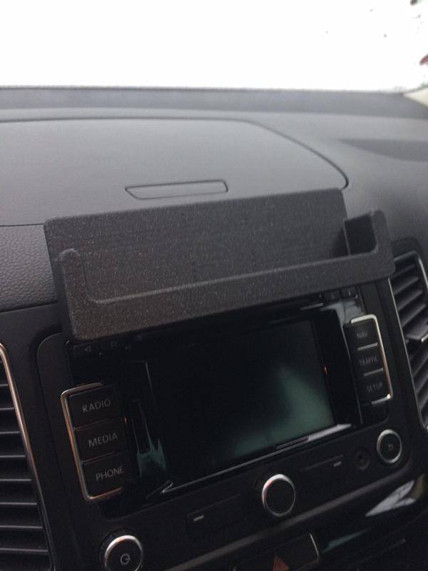 Car phone holder thinner mount