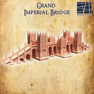Grand Imperial Bridge - Tabletop Terrain - 28 MM