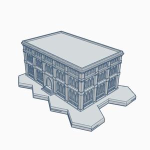 Gothic Building GHB109 With Hex Base