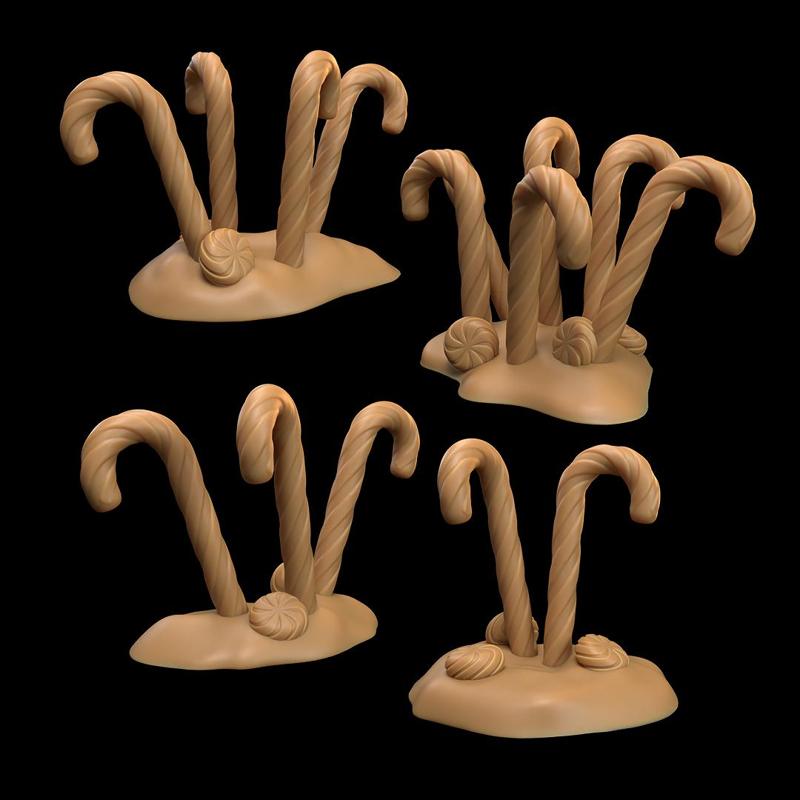 Giant Candy Forest | PRESUPPORTED | Christmas Advent Calendar