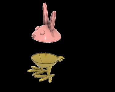Easter Egg Cap & Legs