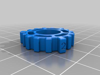 Bed leveling knob for Sapphire pro