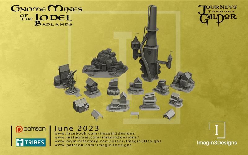 Gnome Mines of the Iodel Badlands COMPLETE SET