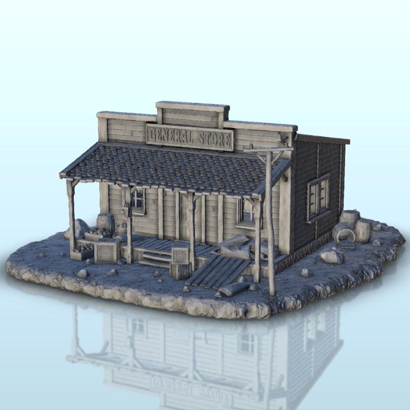 General store with canopy (21) - Six Gun Sound Desperado Old Chronicles Gunfight Gutshot Blackwater Gulch