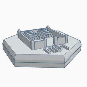 Military Ammo Depot Hex Map Scale HMSMil0019